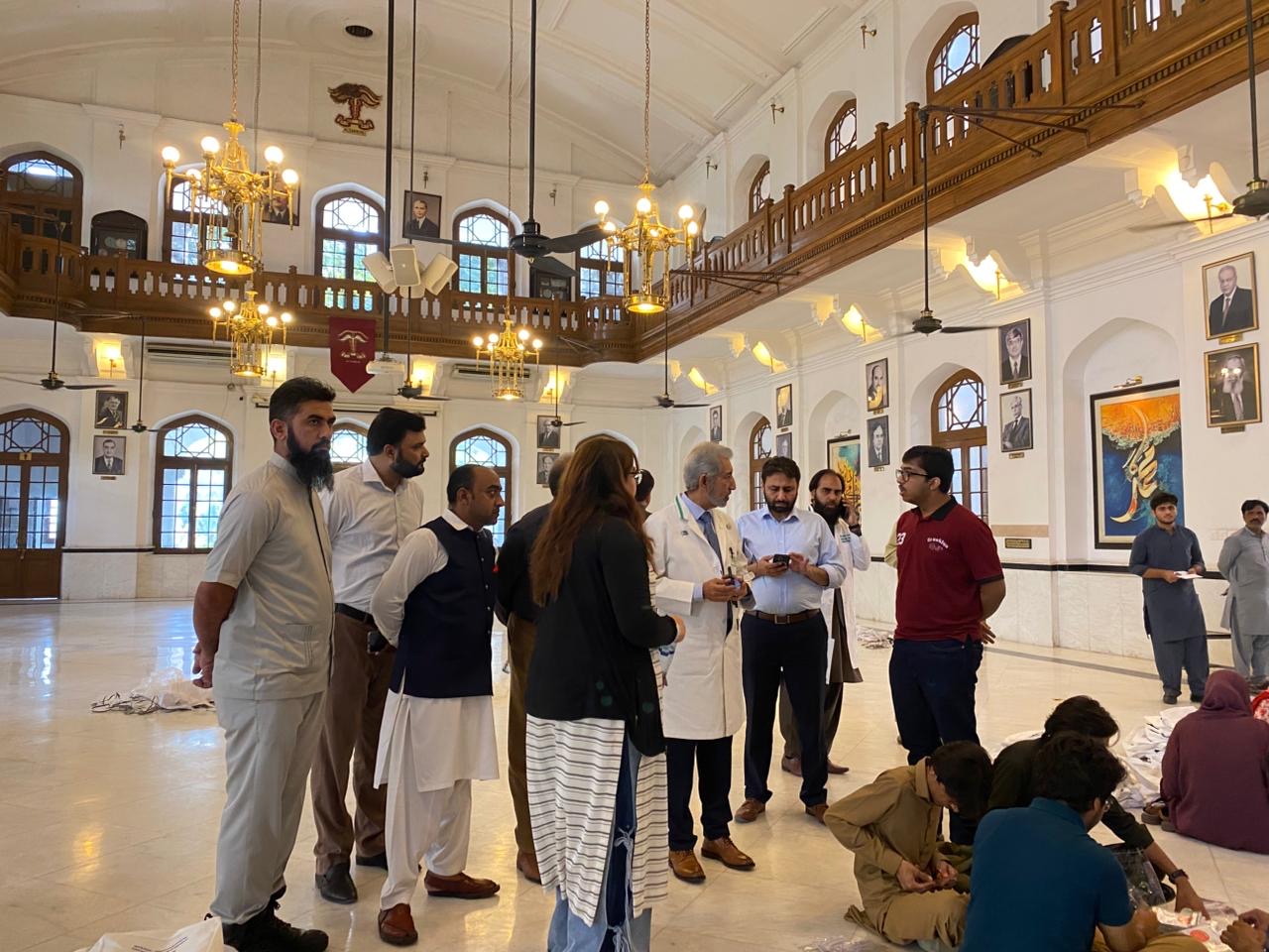 Myself, briefing the Vice Chancellor about the Conference Plan, a day before the Conference.